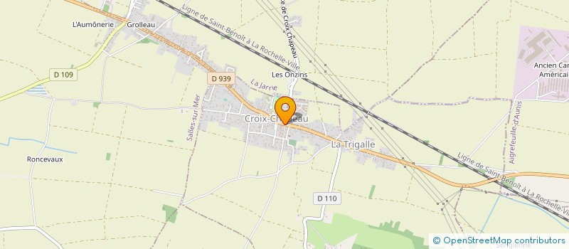 localisation de l'entreprise LA PETITE AUBERGE  CROIX-CHAPEAU