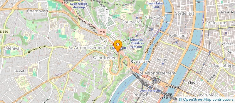 localisation de l'entreprise LA PETITE AUBERGE à LYON