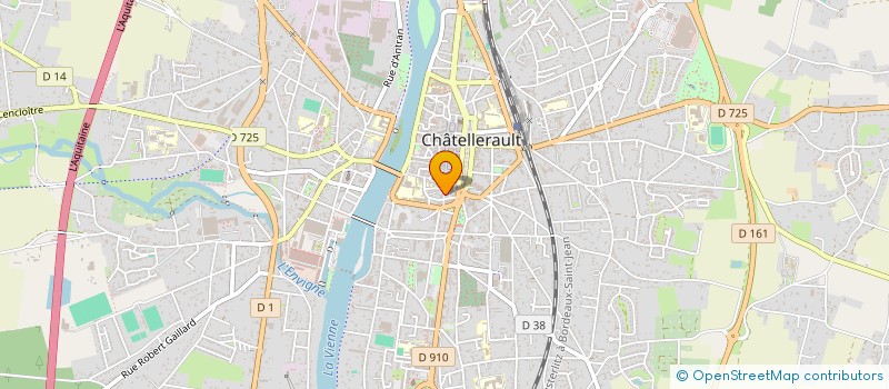 localisation de l'entreprise LA PETITE AUBERGE à CHATELLERAULT