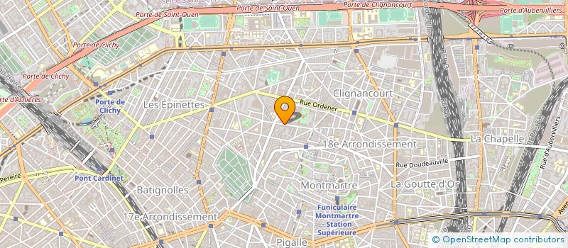 localisation de l'entreprise LA PETITE AUBERGE DES TROIS FRERES  PARIS