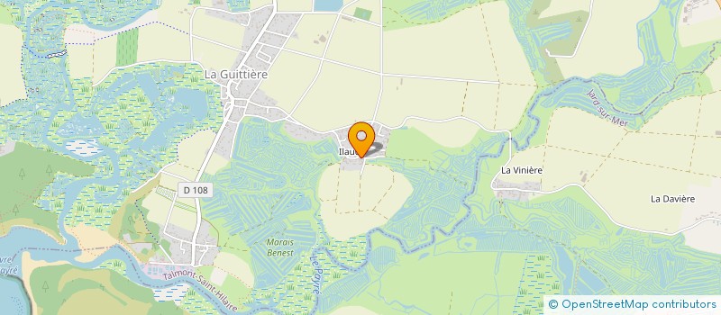 localisation de l'entreprise LA PETITE AUZAIRE  TALMONT-SAINT-HILAIRE