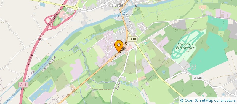 localisation de l'entreprise LA PETITE AVENTURE MUSICALE  DURTAL