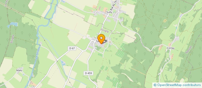 localisation de l'entreprise LA PETITE B  ETRIGNY