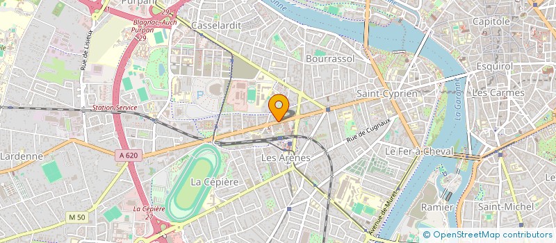localisation de l'entreprise LA PETITE BAGUETTE à TOULOUSE