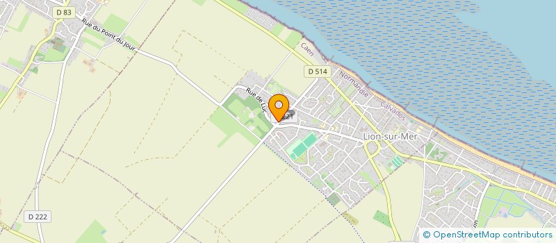 localisation de l'entreprise LA PETITE BANDE  LION-SUR-MER