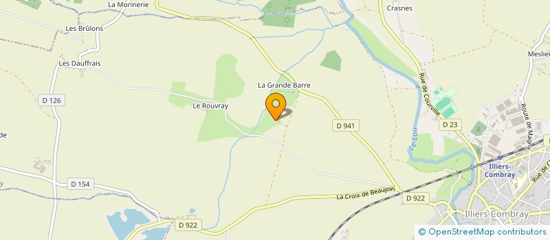 localisation de l'entreprise LA PETITE BARRE PRODUCTION à ILLIERS-COMBRAY