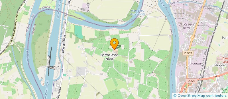 localisation de l'entreprise LA PETITE BASTIDE  AVIGNON