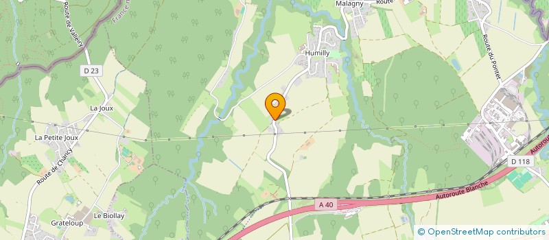 localisation de l'entreprise LA PETITE BATISSE  VIRY