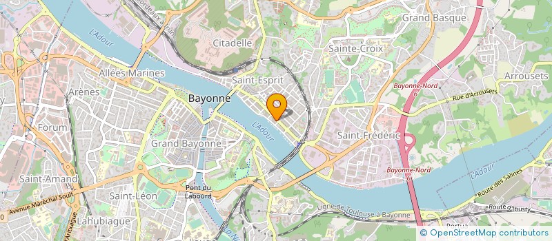 localisation de l'entreprise LA PETITE BAYONNAISE à BAYONNE