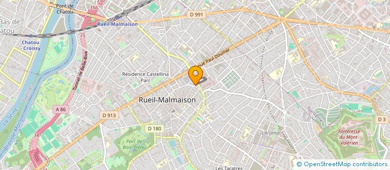 localisation de l'entreprise LA PETITE BEIJA FLORE à RUEIL-MALMAISON