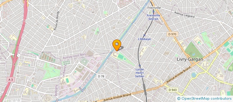 localisation de l'entreprise LA PETITE BEQUILLE DE L'ESPOIR à AULNAY-SOUS-BOIS