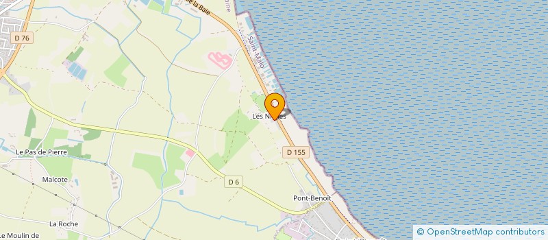 localisation de l'entreprise LA PETITE BERGERE  SAINT-MELOIR-DES-ONDES