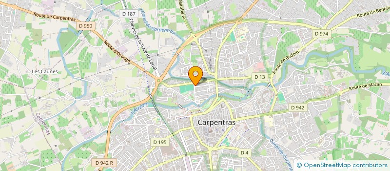 localisation de l'entreprise LA PETITE BERNARDY  CARPENTRAS