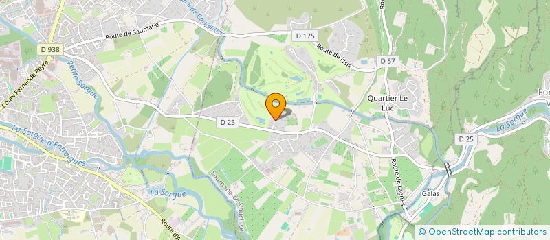 localisation de l'entreprise LA PETITE BHV  SAUMANE-DE-VAUCLUSE