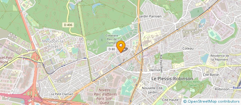 localisation de l'entreprise LA PETITE BIBLIOTHEQUE RONDE à CLAMART