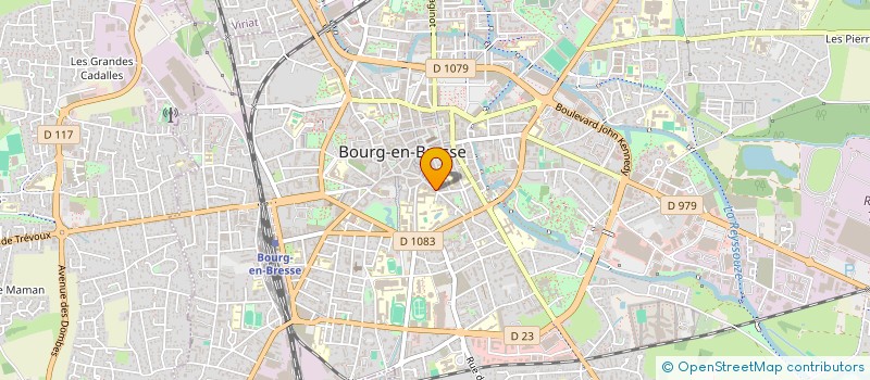 localisation de l'entreprise LA PETITE BOUCHERIE à BOURG-EN-BRESSE