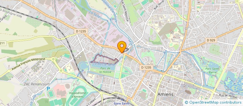localisation de l'entreprise LA PETITE BOUCLE à AMIENS