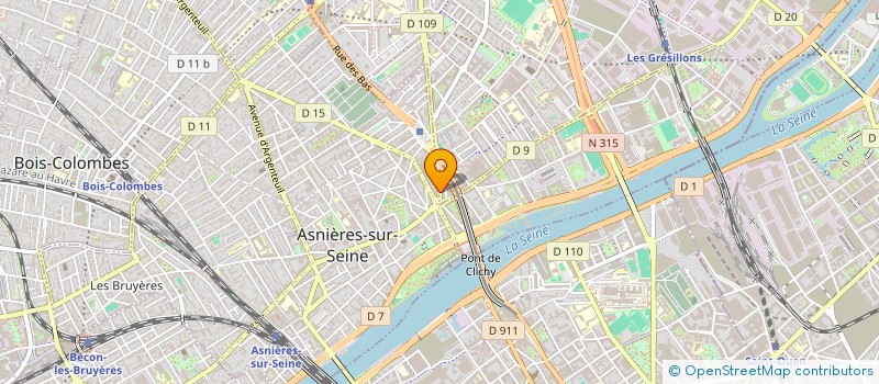 localisation de l'entreprise LA PETITE BOUFFE  GENNEVILLIERS