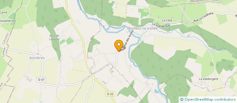 localisation de l'entreprise LA PETITE BOULANGE  SAINT-SYLVESTRE-DE-CORMEILLES