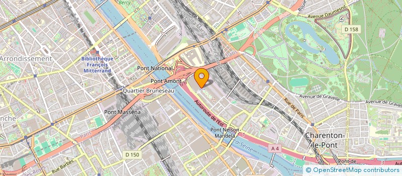 localisation de l'entreprise LA PETITE BOULANGERE à CHARENTON-LE-PONT