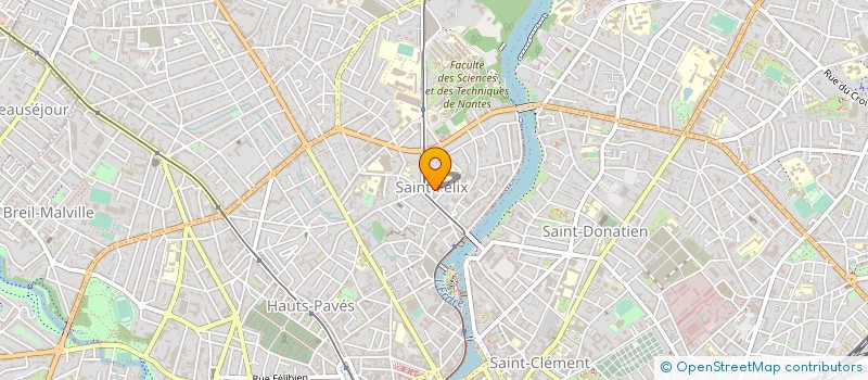 localisation de l'entreprise LA PETITE BOULANGERIE à NANTES