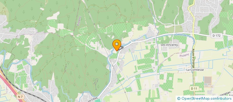 localisation de l'entreprise LA PETITE BOULE PIOLENOISE à PIOLENC