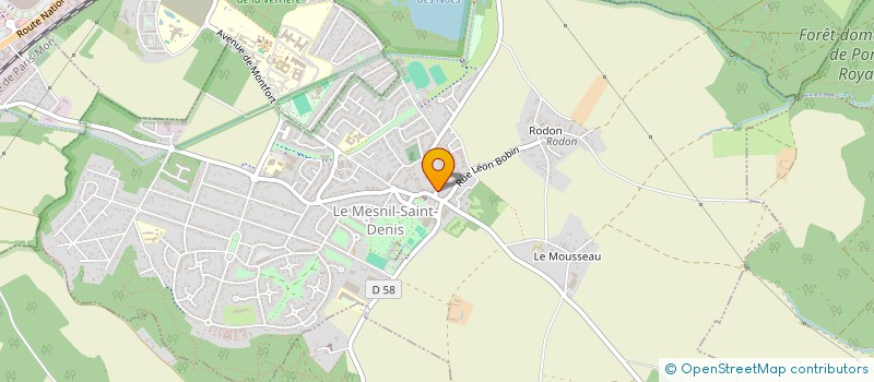 localisation de l'entreprise LA PETITE BOUTIQUE  LE MESNIL-SAINT-DENIS