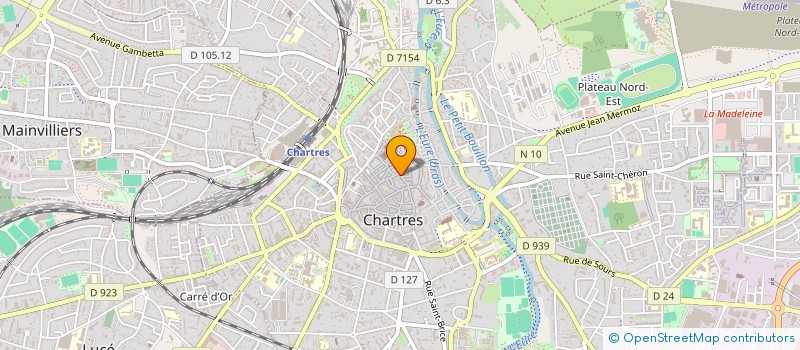 localisation de l'entreprise LA PETITE BOUTIQUE à CHARTRES
