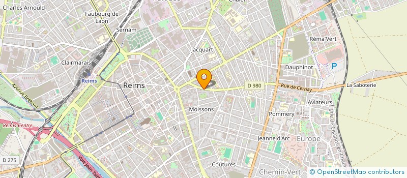 localisation de l'entreprise LA PETITE BOUTIQUE  REIMS