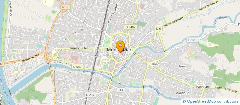 localisation de l'entreprise LA PETITE BOUTIQUE BY L&O  MONTELIMAR