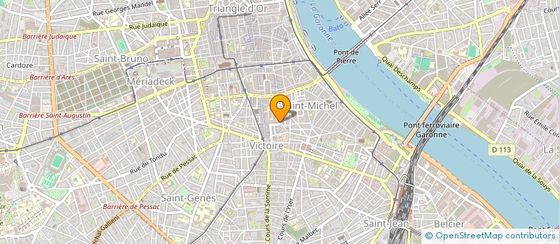 localisation de l'entreprise LA PETITE BOUTIQUE DANS LA JUNGLE à BORDEAUX