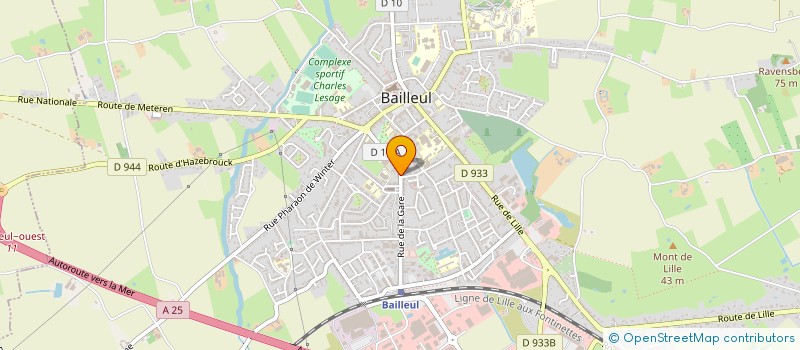 localisation de l'entreprise LA PETITE BOUTIQUE DE BELLE à BAILLEUL