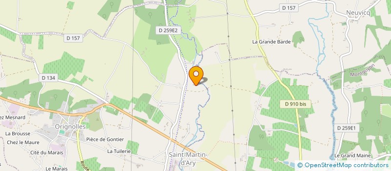 localisation de l'entreprise LA PETITE BRANDE  ORIGNOLLES