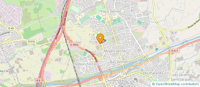 localisation de l'entreprise LA PETITE BRASSERIE CREPERIE  PERPIGNAN