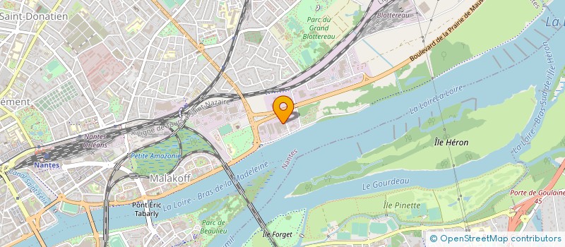 localisation de l'entreprise LA PETITE BRETAGNE à NANTES