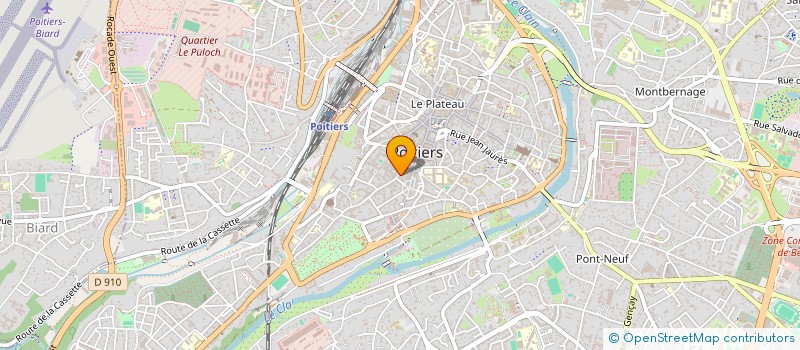 localisation de l'entreprise LA PETITE CAGETTE à POITIERS