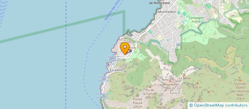 localisation de l'entreprise LA PETITE CALANQUE à MARSEILLE