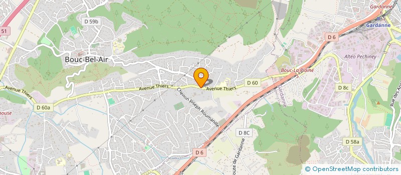 localisation de l'entreprise LA PETITE CANAILLE à BOUC-BEL-AIR