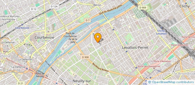 localisation de l'entreprise LA PETITE CANTINE à NEUILLY-SUR-SEINE