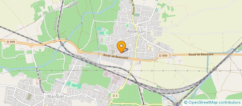 localisation de l'entreprise LA PETITE CANTINE  JONQUIERES-SAINT-VINCENT