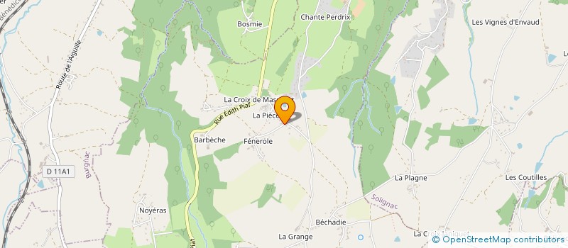 localisation de l'entreprise LA PETITE CASE à JOURGNAC