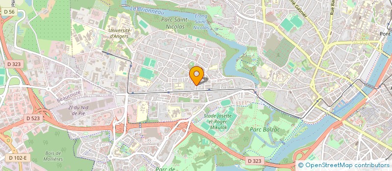 localisation de l'entreprise LA PETITE CASSEROLE à ANGERS