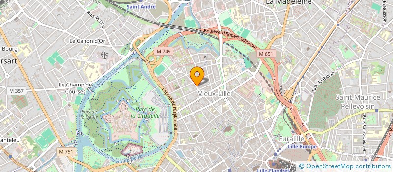 localisation de l'entreprise LA PETITE CAVE à LILLE