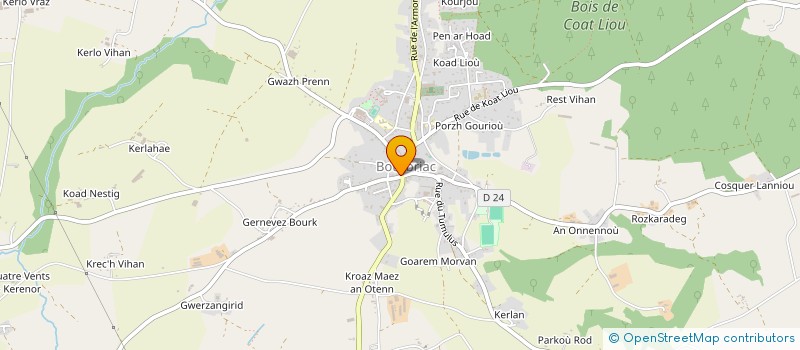 localisation de l'entreprise LA PETITE CAVE  BOURBRIAC