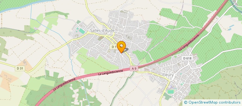 localisation de l'entreprise LA PETITE CAVE  SALLES-D'AUDE