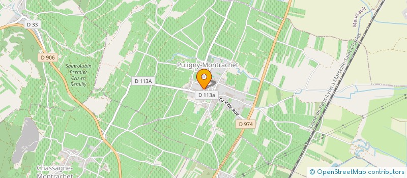 localisation de l'entreprise LA PETITE CAVE DES DUCS  PULIGNY-MONTRACHET