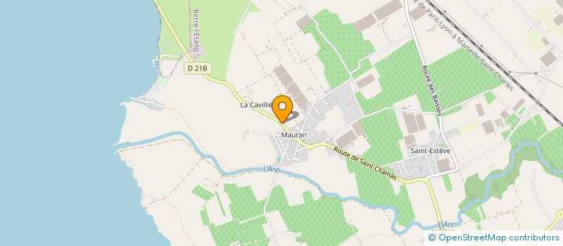 localisation de l'entreprise LA PETITE CAVILLERE à BERRE-L'ETANG