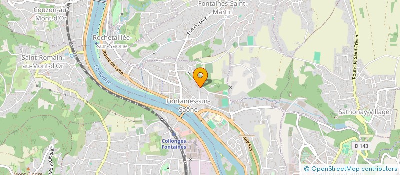 localisation de l'entreprise LA PETITE CERDAGNE  FONTAINES-SUR-SAONE