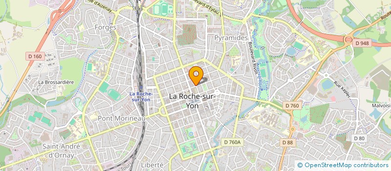 localisation de l'entreprise LA PETITE CHAIGNIERE à LA ROCHE-SUR-YON
