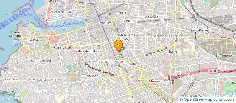 localisation de l'entreprise LA PETITE CHAPELLE à MARSEILLE